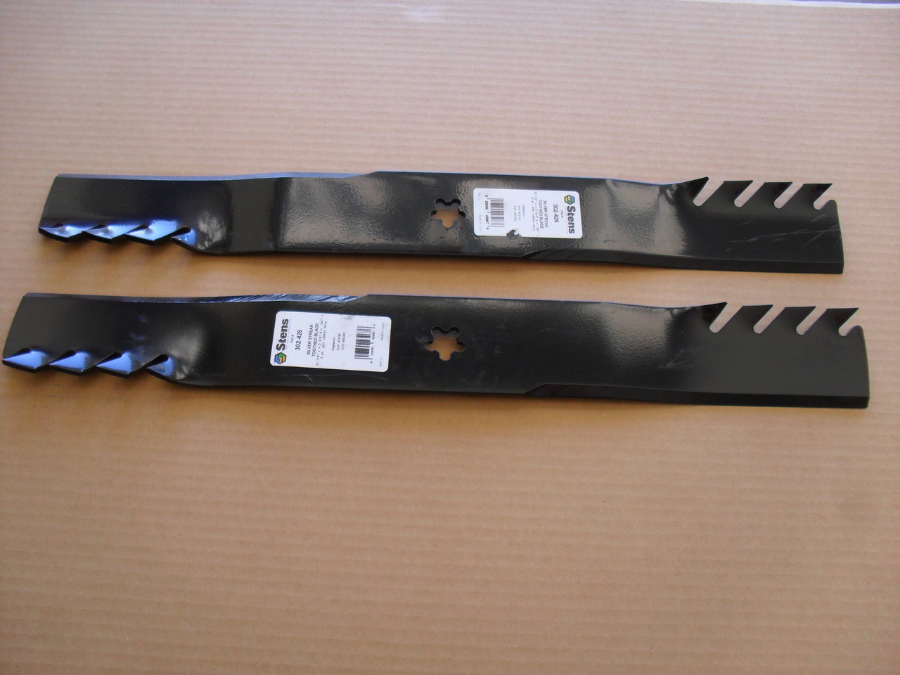 Mulching Blades for Ariens 46" Cut 21546611 532405380 Toothed mulcher