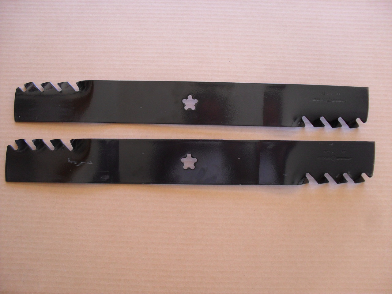Mulching Blades for Ariens 46" Cut 21546611 532405380 Toothed mulcher