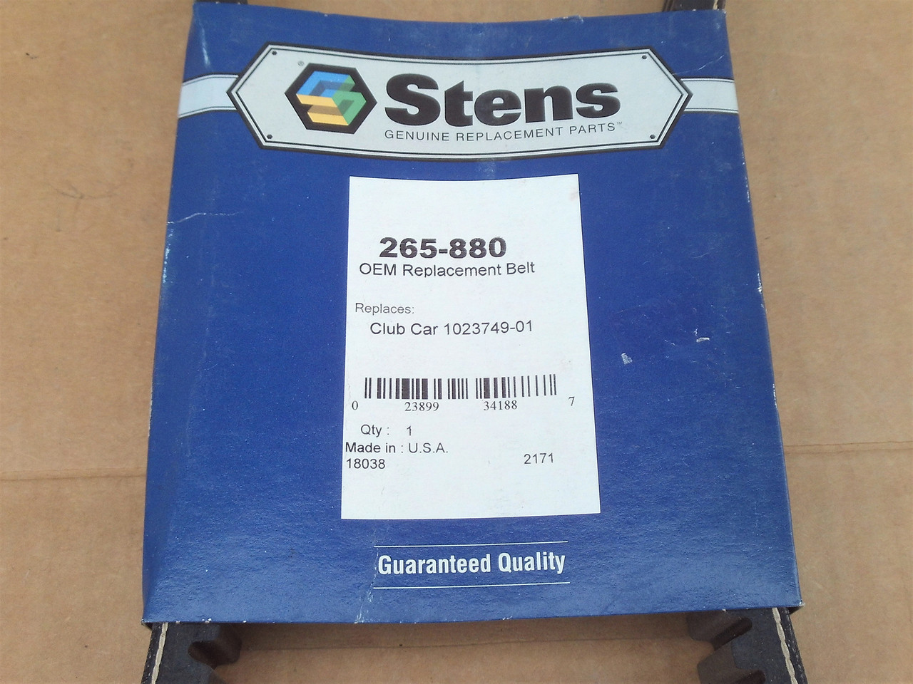 Drive Belt for Club Car Carryall 294 XRT1500 102374901 1023749-01