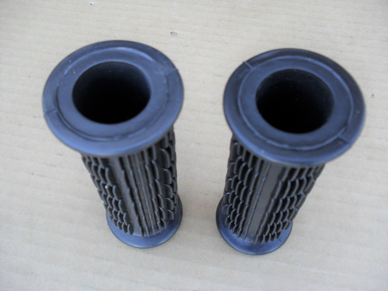 Handle Bar Grips, Deluxe 1", Rubber, Lawn Mower 2348, Grip Set of 2