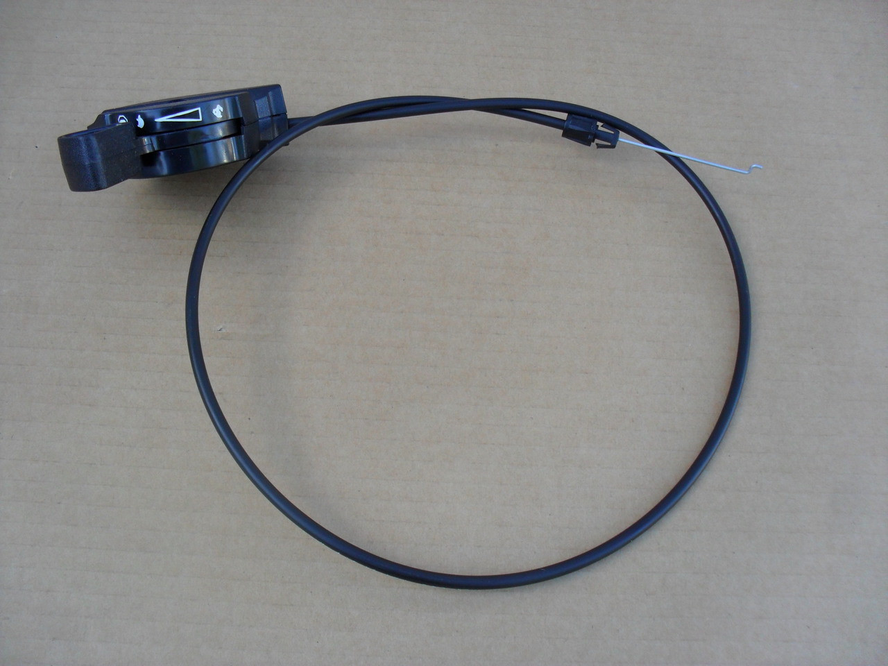 Throttle Control Cable for AYP, Craftsman Line Trimmer Mower 417238, 586861201, PPWT60022, PPWT60022X, 917.773740 Cable Length: 32-1/2"