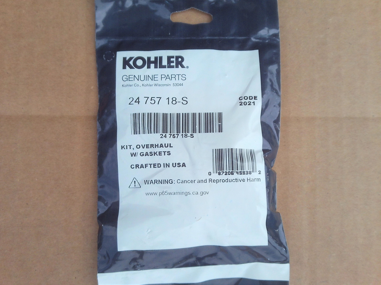 Carburetor Rebuild Kit for Kohler Command, CV18, CV19, CV20, CV22, CV23, CV25S, 2408619, 2475718S, 24 086 19, 24 757 18-S