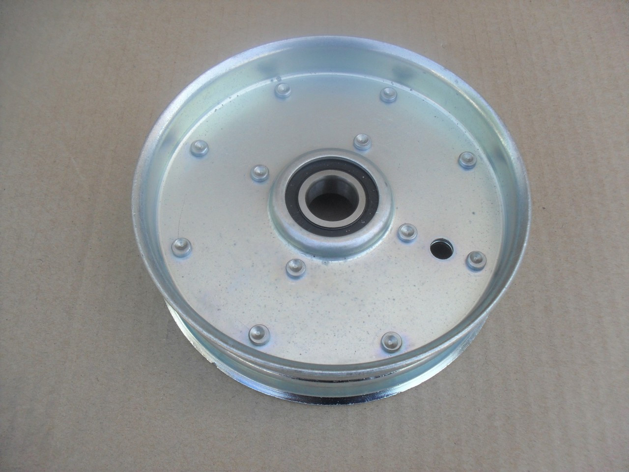 Flat Idler Pulley for Scag Sabre Tooth Tiger 48198 483211 Height 1-7/16" ID 3/8" OD 5-1/4"