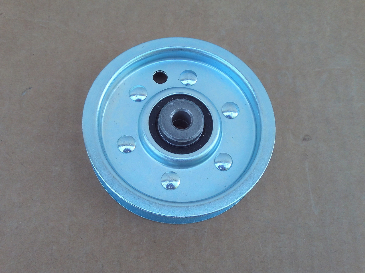 Flat Idler Pulley for Lawnboy 703500 Lawn Boy, Height: 1" ID: 3/8" OD: 3-3/4"