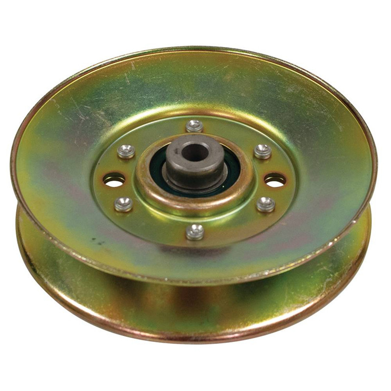 Idler Pulley for Troy Bilt 956-3045, 956-3045A, ID: 3/8", OD: 5-1/16", Height: 1-1/8" snowblower, snowthrower, snow blower thrower