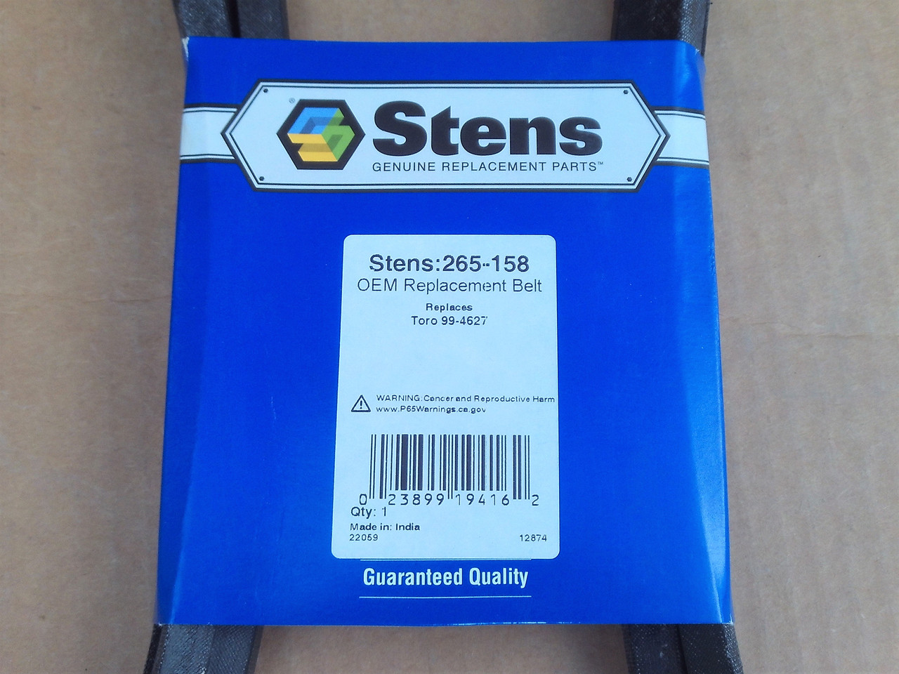 Engine to Deck Belt for Toro Z Master 72" Cut 994627 99-4627