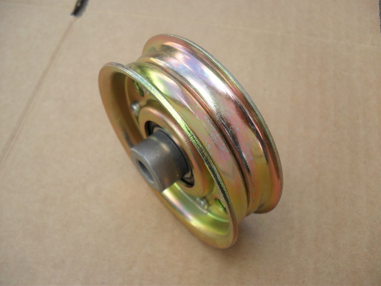 Idler Pulley for Scag 481048 48201 483208 Height: 1" ID: 3/8" OD: 3-1/4"