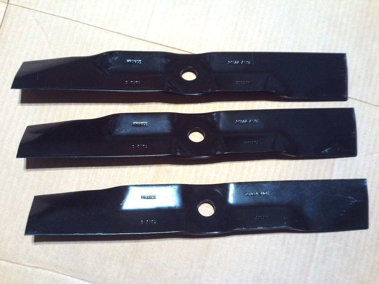 Blades for Scotts S2048 S2348 48" Cut M113517 M114581 M115328 M115495 Hi Lift Set of 3