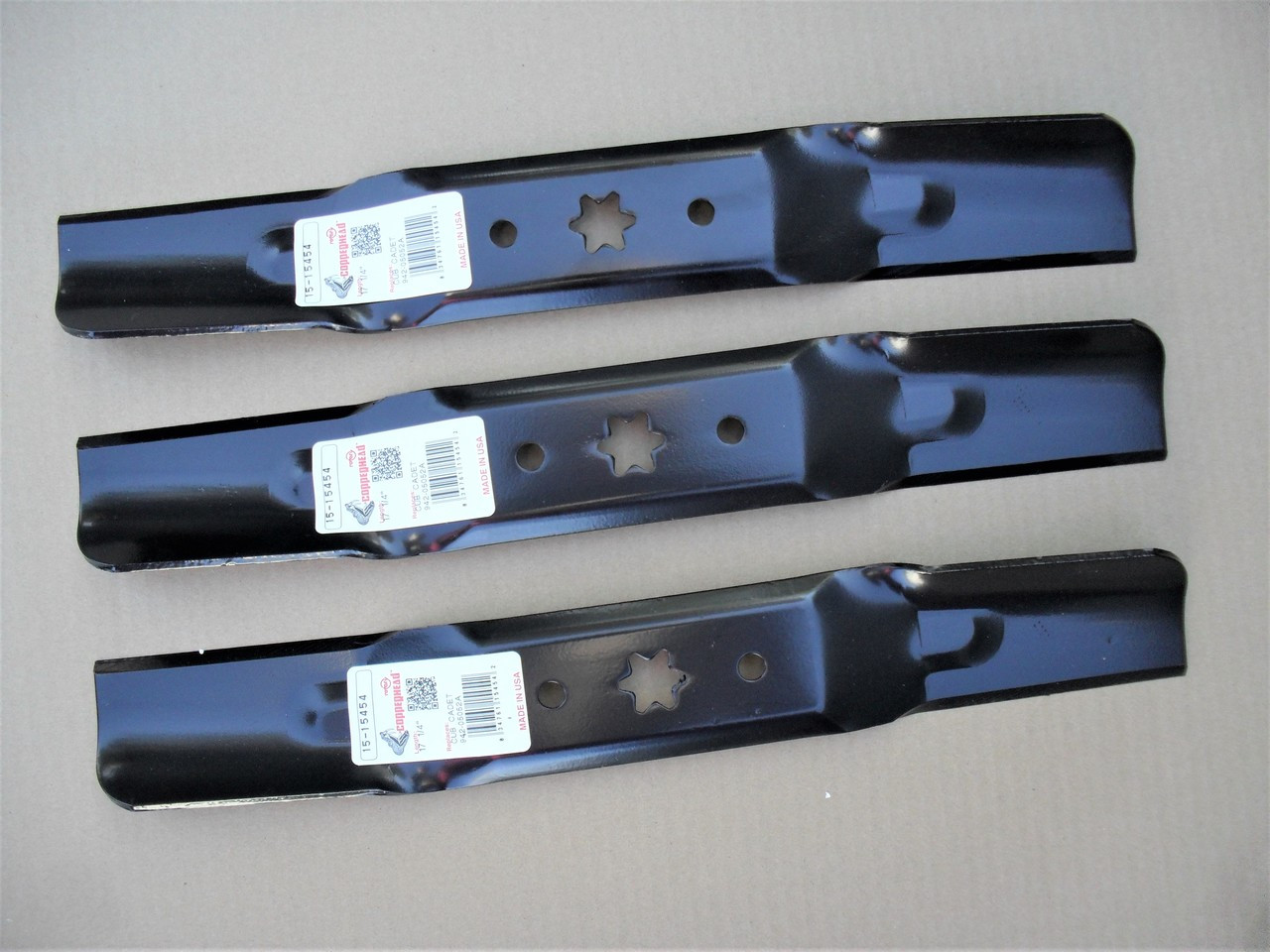 Blades for Cub Cadet XT1 GT50 LT50 LX50 RZT50 50" Cut 742-05052A 942-05052A Blade Set of 3