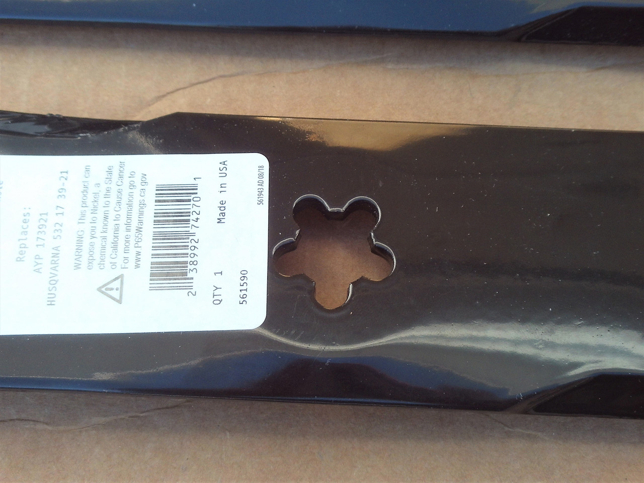 Mulching Blades for Husqvarna GTH2548 YTH1848XP YTH2148 YTH2348 YTH2448 48" Cut 532173921 Set of 3 mulcher