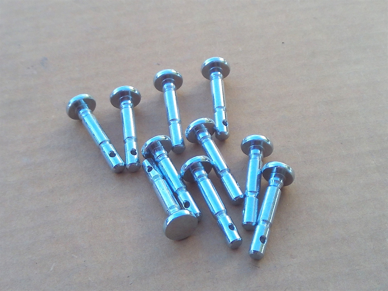 Shear Pins for Troy Bilt Storm 738-04124 738-04124A Set of 10 Snowblower snowthrower snow blower thrower pin