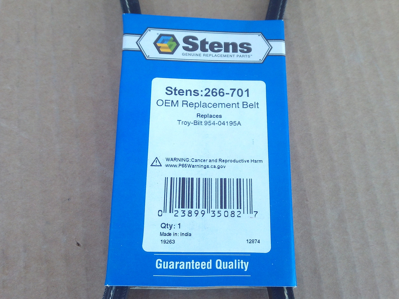 Snow Thrower Auger Belt 754-04195 / Aramid Cord / 37.00 Inch/for Troy Bilt Cub Cadet Craftsman MTD 754-04195A 954-04195A 954-04195