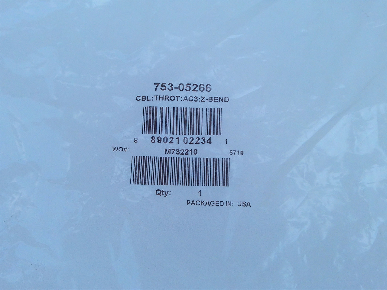 Throttle Cable for Troy Bilt TB514CS TB514ES TB525CS TB525EC TB539ES String Trimmer 753-05266