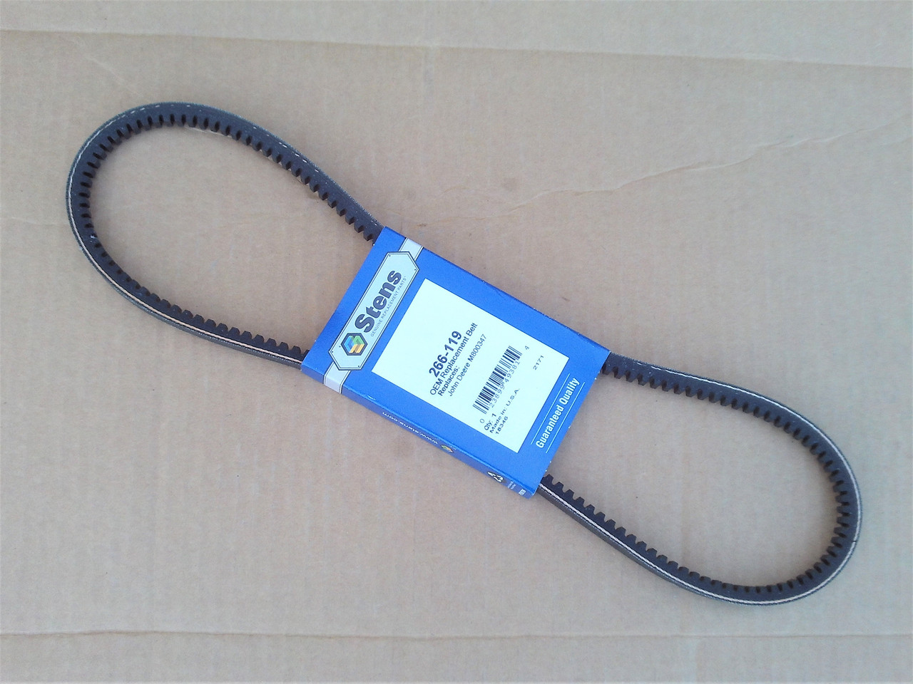 Fan Belt for John Deere 425, 445, 455, X495, X595, 1420, F925, F932, 4100,  4110, M800347