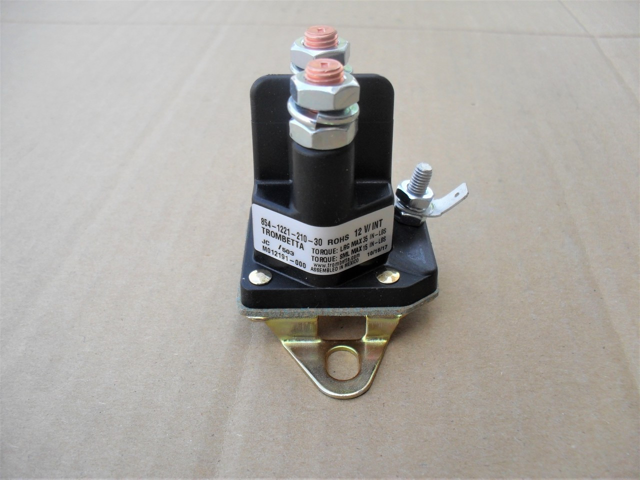 Starter Solenoid for Briggs and Stratton 691656, 745000, 745000MA, 745001, 790951, 807829, 5409D &