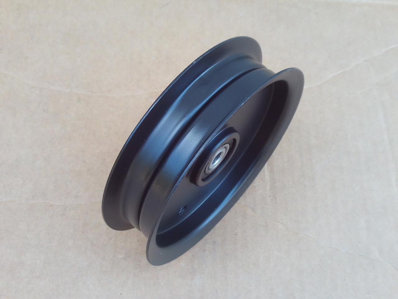 Deck Idler Pulley for White Outdoor 756-3105, OD: 5-7/8", ID: 3/8", Height: 1-3/8"