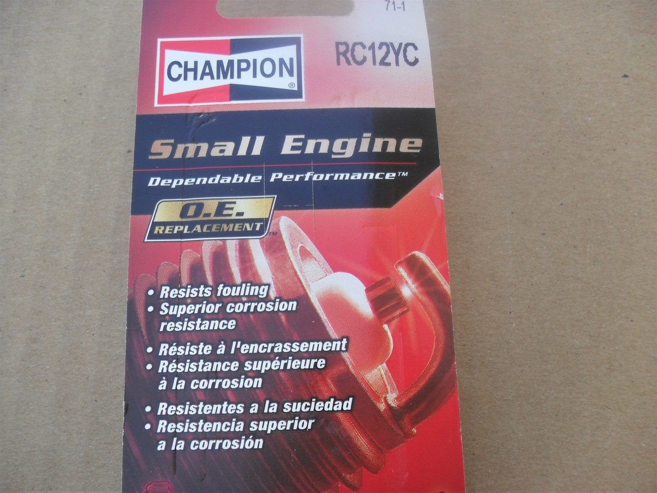 Spark Plug for Briggs and Stratton Intek, Vanguard 491055T, 496055, 496055S, 5066, 694385 Champion &