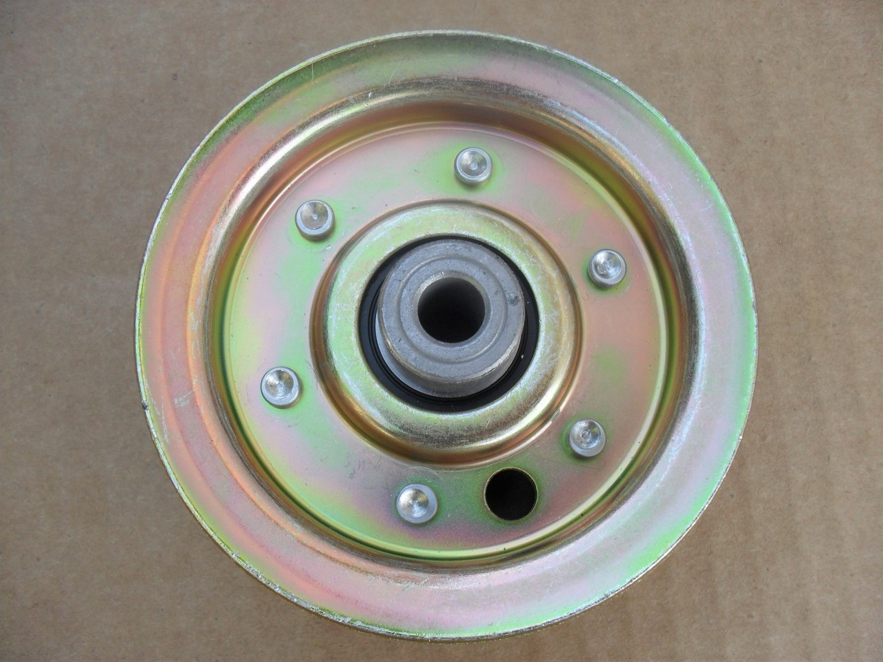 Deck Idler Pulley for Poulan Pro 104360X 131494 173438 532173438 Height: 1-1/8" ID: 3/8" OD: 3-7/8"