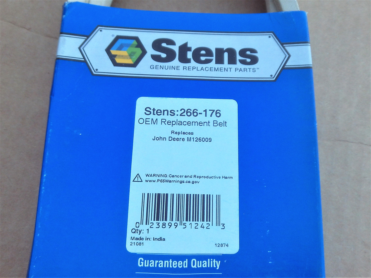Drive Belt for John Deere LT155, LT165, M126009