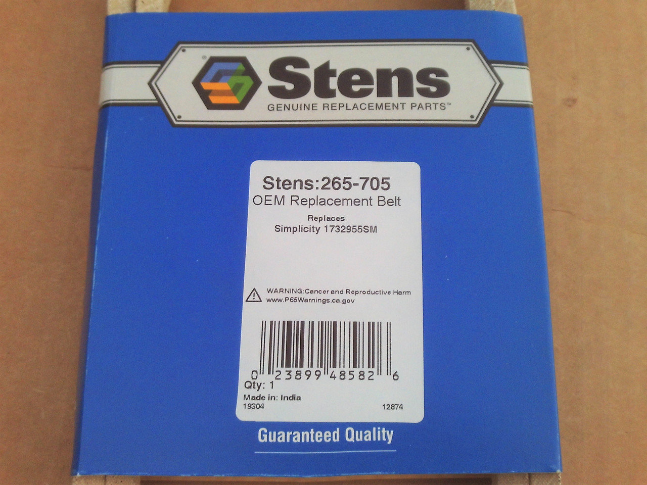 Deck Belt for Snapper 1732955, 1732955SM, 1695138, 1695146, 1695455, 1695614, 1695777, 1695817, 1695961, LT18538, LT2042, LT23420, NXT19542, SPX2042