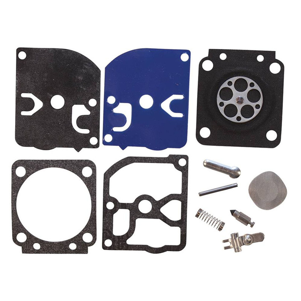 Carburetor Rebuild Kit for Zama C1M-K24, A-B, C1M-K25, A-B, C1M-K49, A-C C1MK76, RB44, RB-44