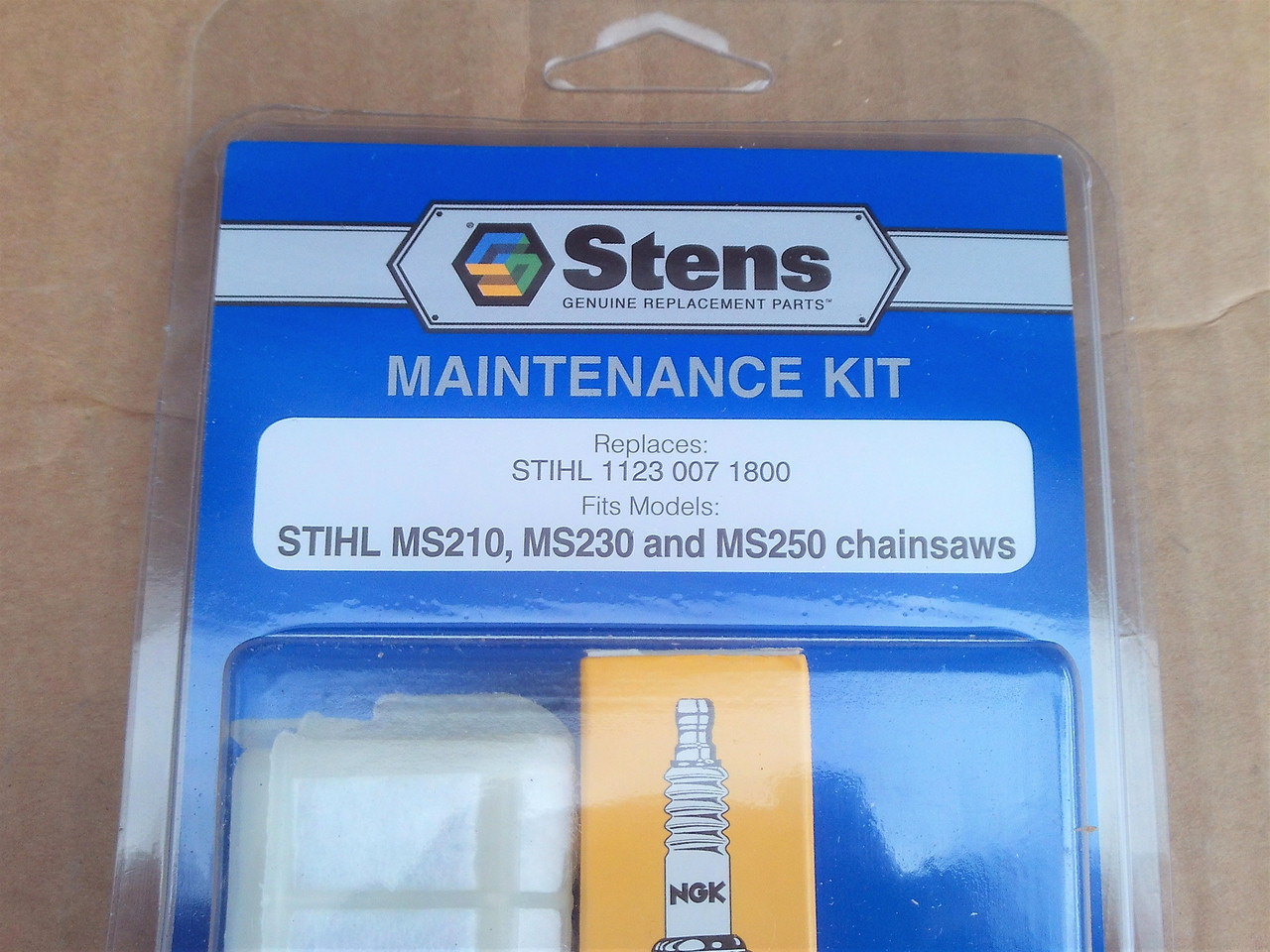 Air Filter, Spark Plug, Fuel Filter for Stihl MS210, MS230, MS250, 11230071800, 1123 007 1800 Maintenance Tune Up Kit