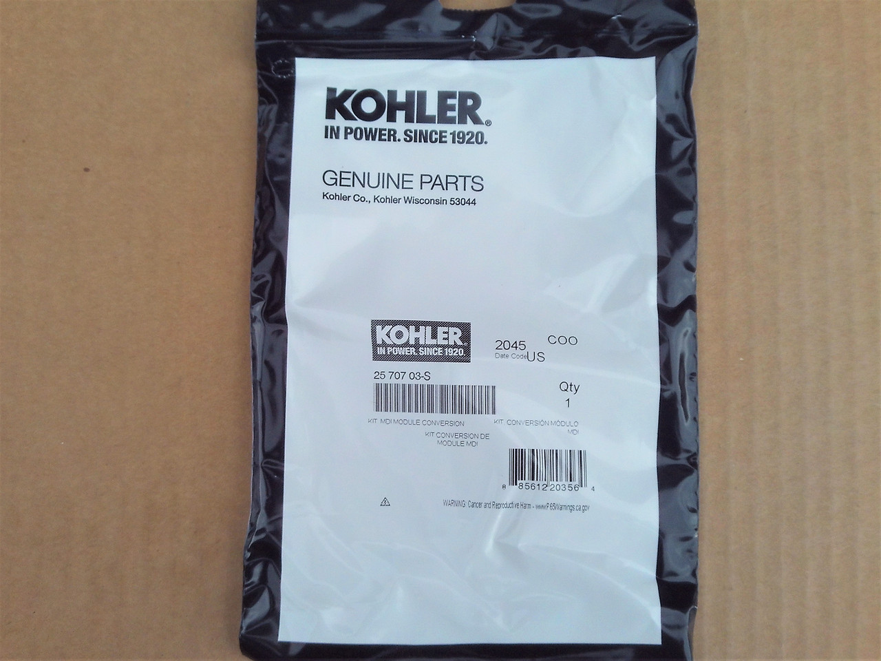 Kohler Ignition Coil MDI Module Conversion Kit CH20, CH23, CH740, CH640, 2570703S, 2458452S, 2458463S, 2458489S, 25 707 03-S, 24 584 52-S, 24 584 63-S, 24 584 89-S