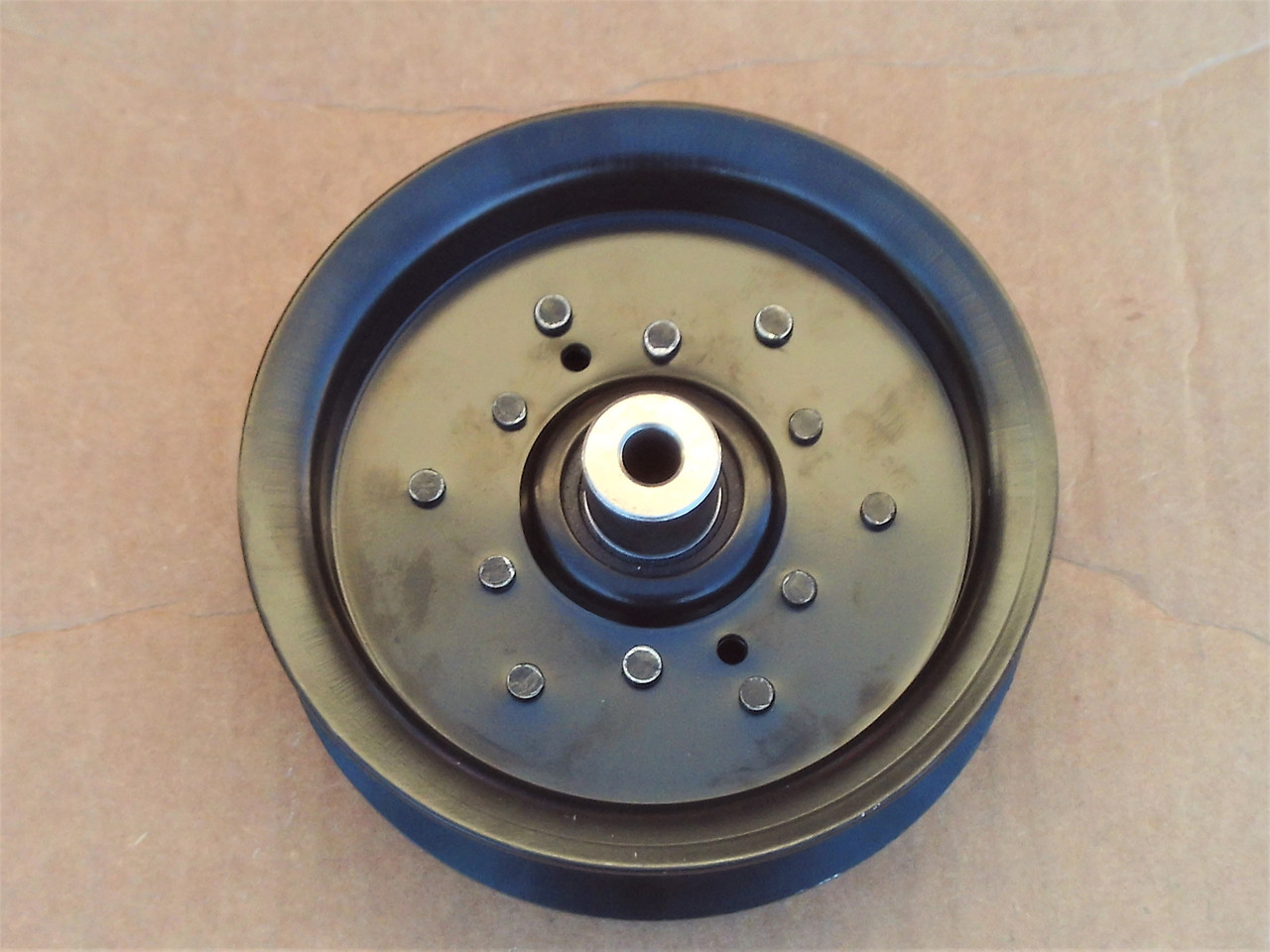 Idler Pulley for Husqvarna 196106, 197379, 532196106 Height: 2" ID: 3/8" OD: 5-3/8"