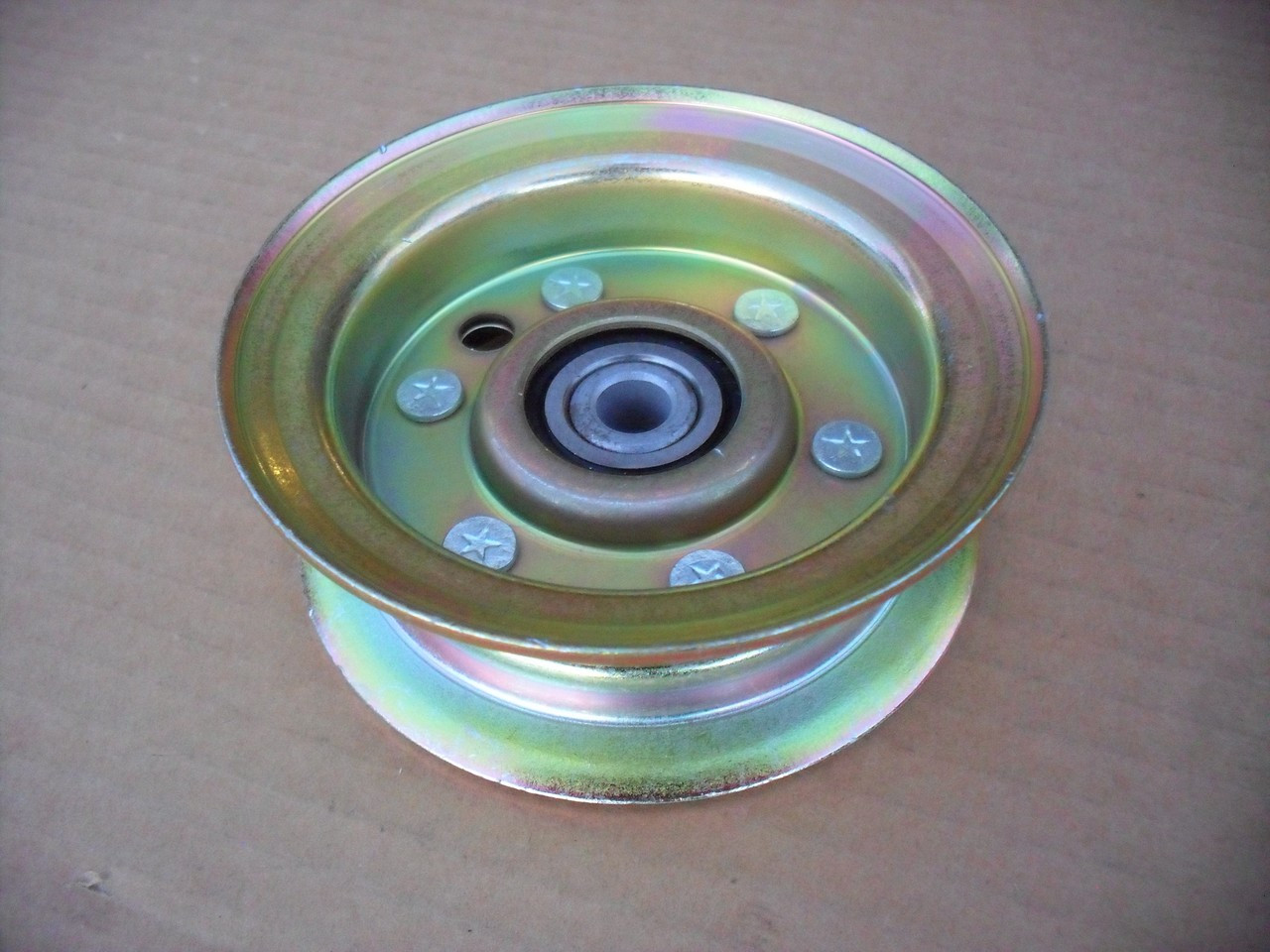 Deck Idler Pulley for Snapper 705061, 708000 ID: 3/8", OD: 4", Height: 1-7/16"