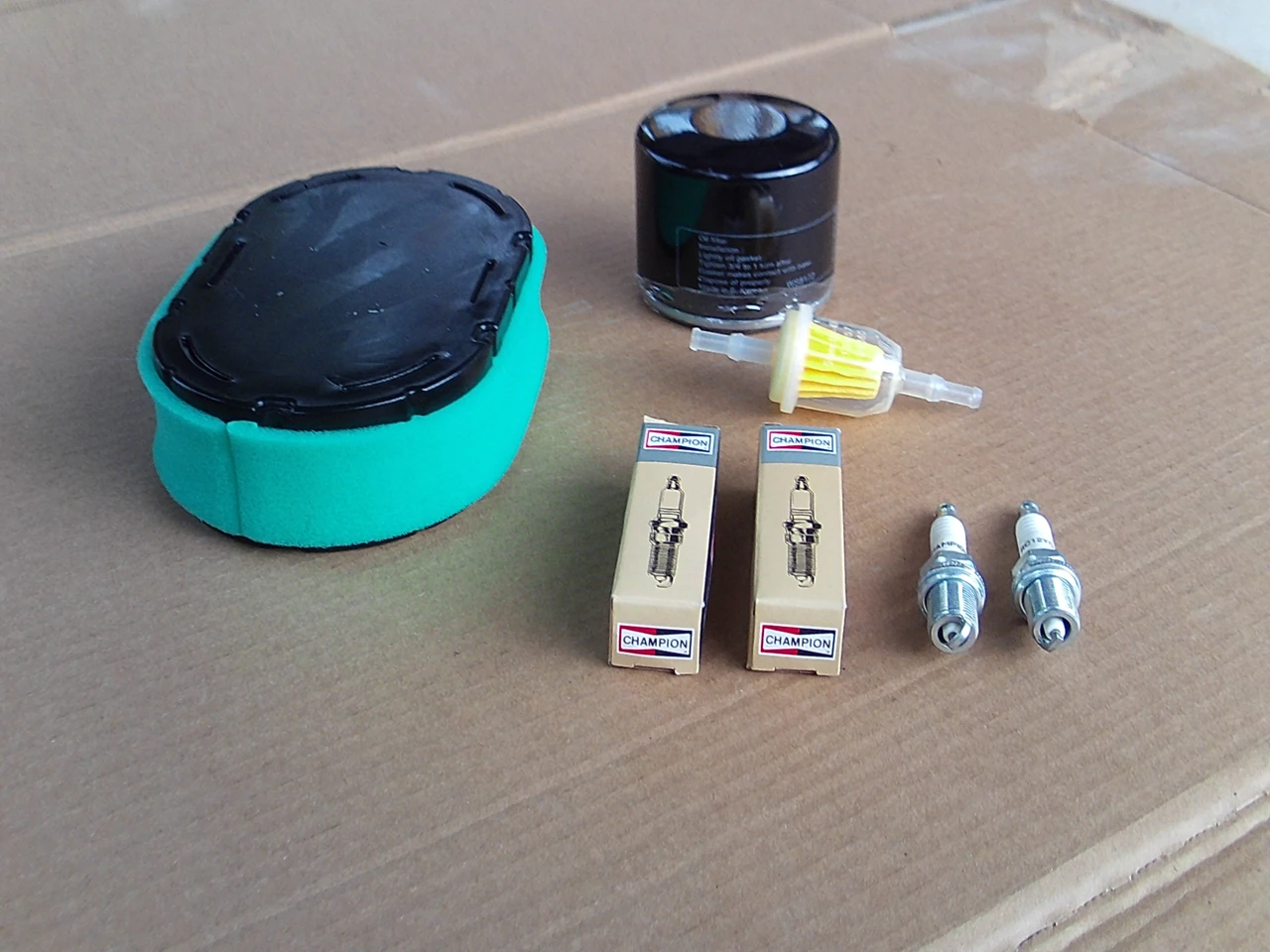 Tune Up Kit for Kohler KT715 to KT745 3278902S 32 789 02-S Air Filter Pre Cleaner Fuel Filter Oil Filter Spark Plugs Fuel Filter
