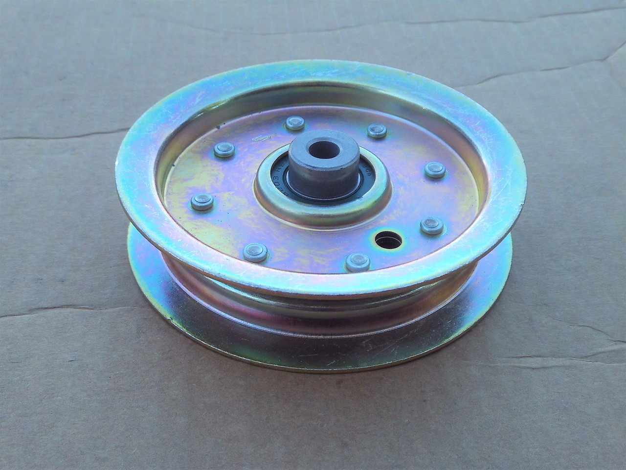 Idler Pulley for Scag 482299 Height: 1-1/8" ID: 3/8" OD: 4-7/8"