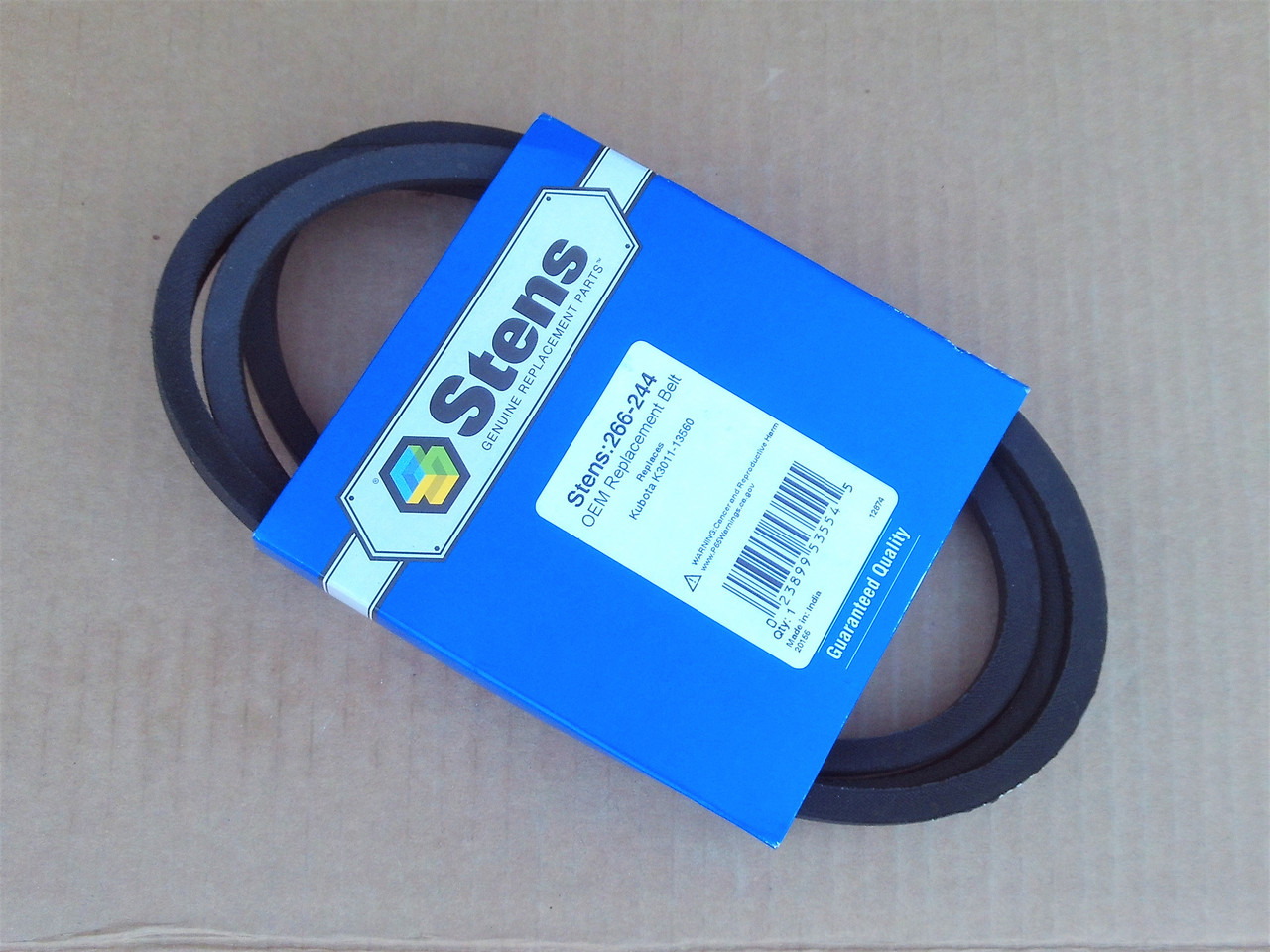 Drive Belt for Kubota Z121SKH, Z122EBR, Z125EBR, Z125SKH, ZG123S, ZG124E,  ZG127E, ZG127S, K301113560, K301113561, K3011-13560, K3011-13561