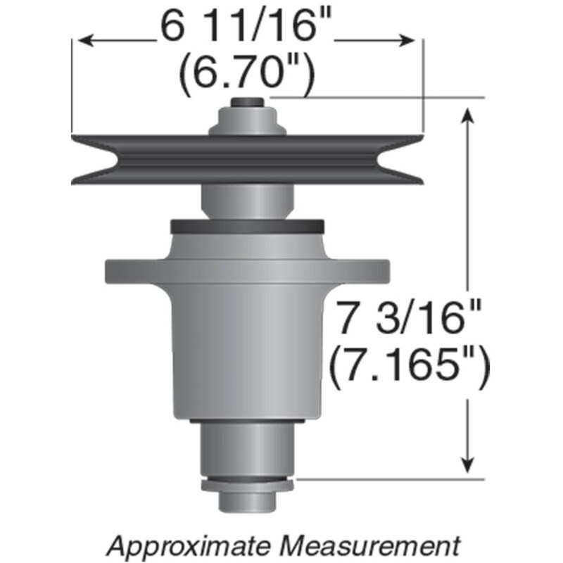 Deck Spindle for Exmark Lazer Z HP 52