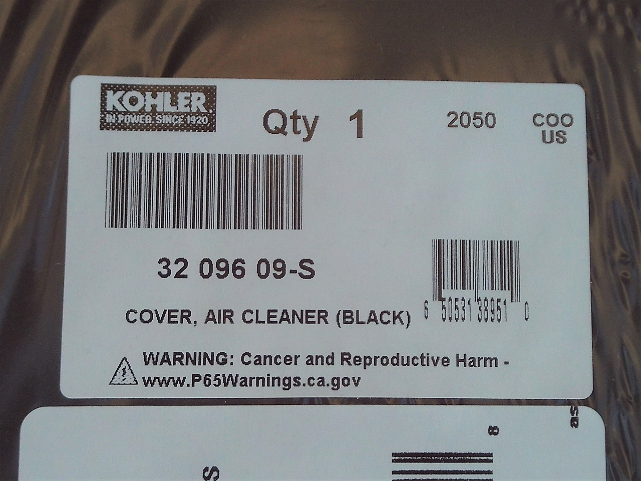 Kohler Air Filter Cleaner Cover for SV730, SV810, SV820, SV830, SV840, 3209609S, 3209614S, 32 096 09-S, 32 096 14-S