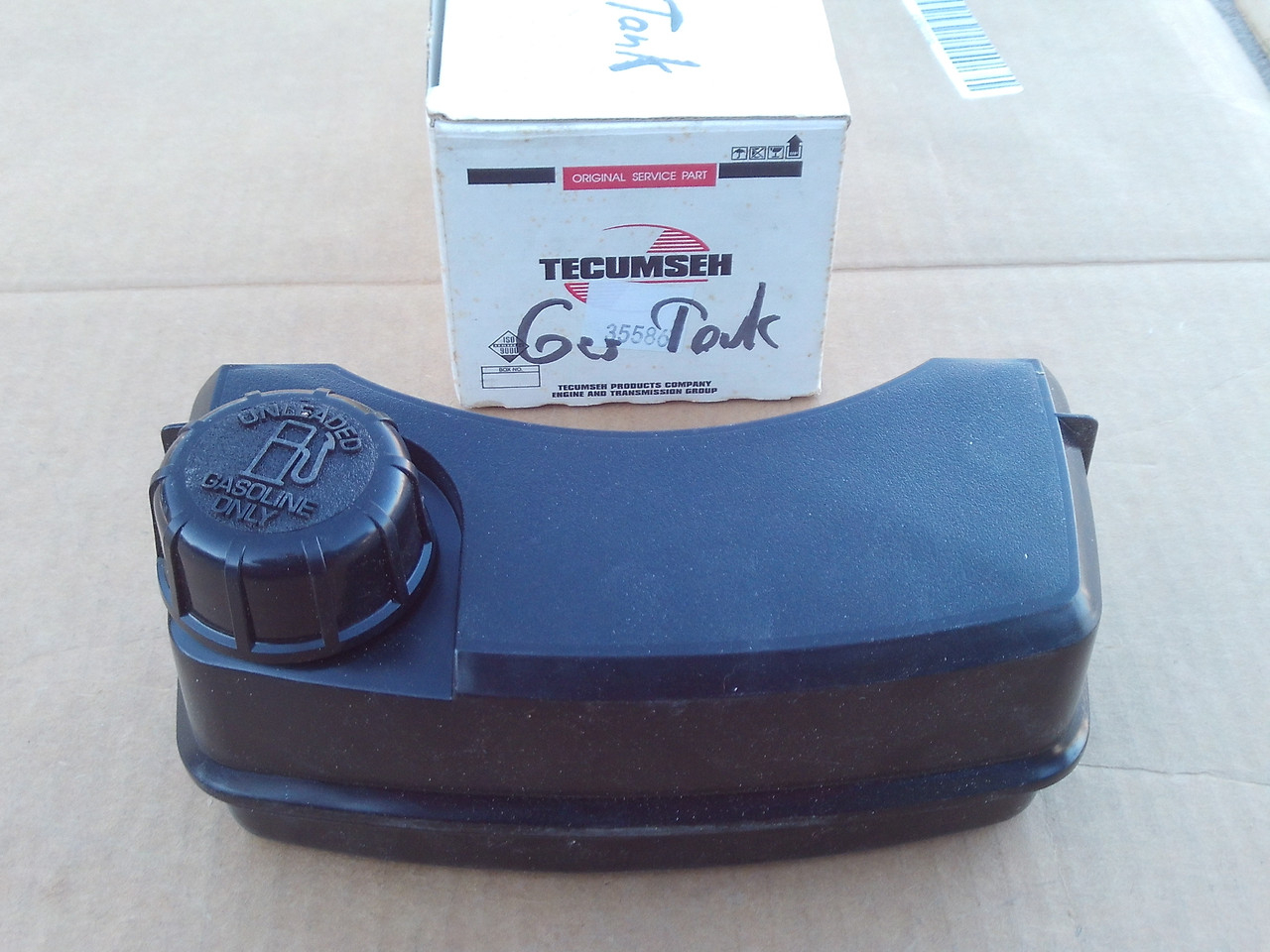 Tecumseh Fuel Tank 35586, 37947 for Craftsman, MTD, Rally, Toro, LV195 TVS LV148, 3 HP to 7 HP, Includes gas cap