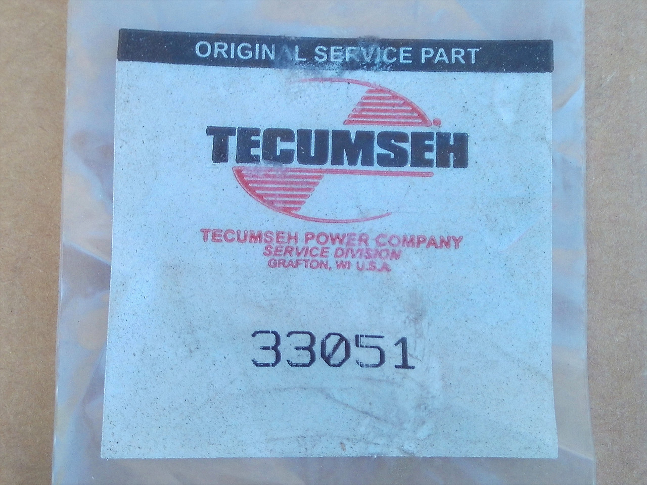 Tecumseh Air Cleaner Gasket 33051 for LAV30, LAV35