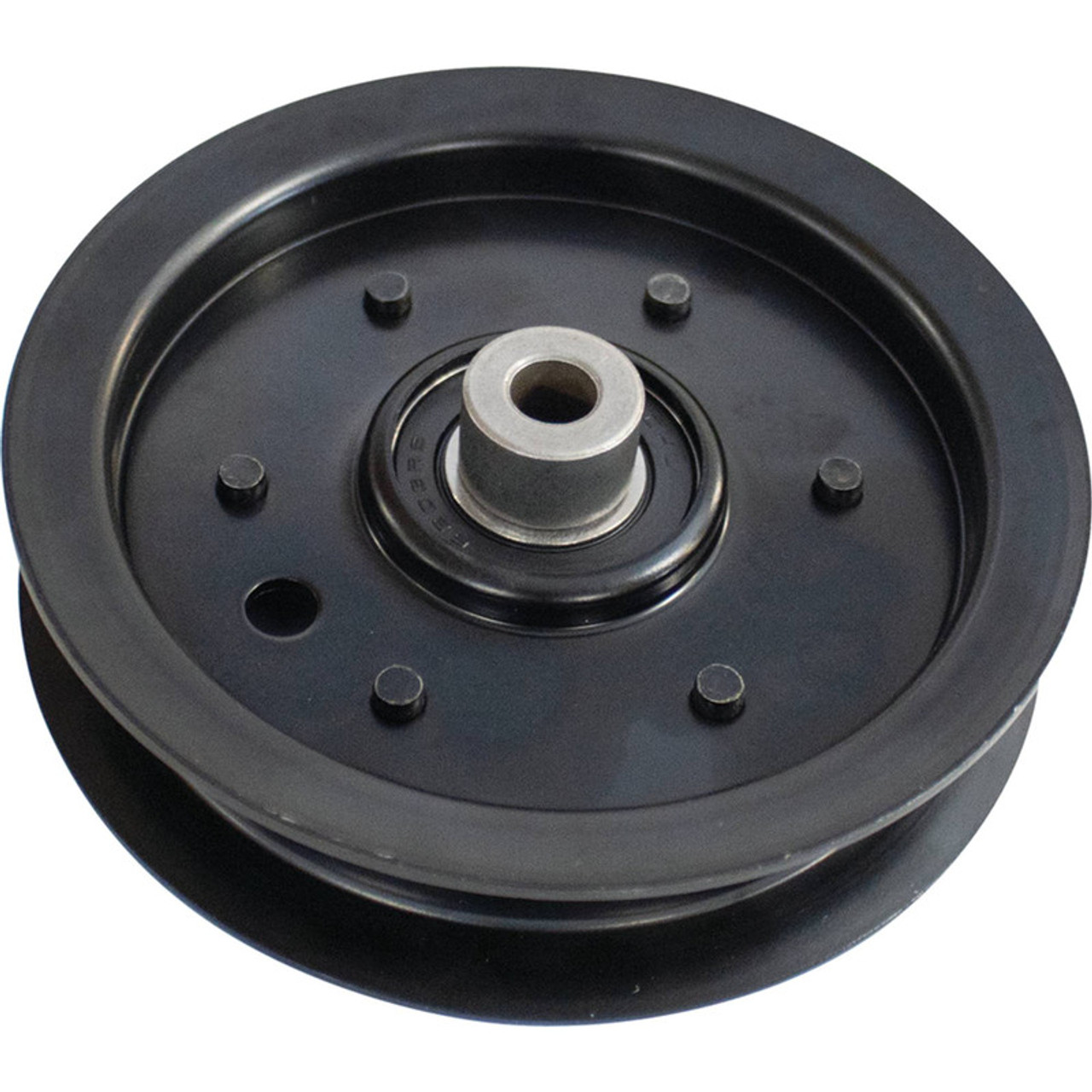 Flat Idler Pulley for Ariens 07350100 7350100 Edge Ikon XD OD: 4-7/8" ID: 3/8" Height: 1-1/8"