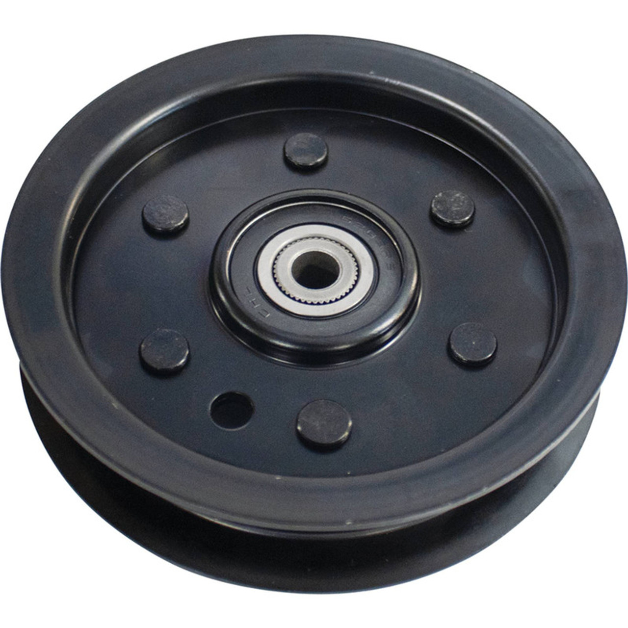 Flat Idler Pulley for Ariens 07350100 7350100 Edge Ikon XD OD: 4-7/8" ID: 3/8" Height: 1-1/8"