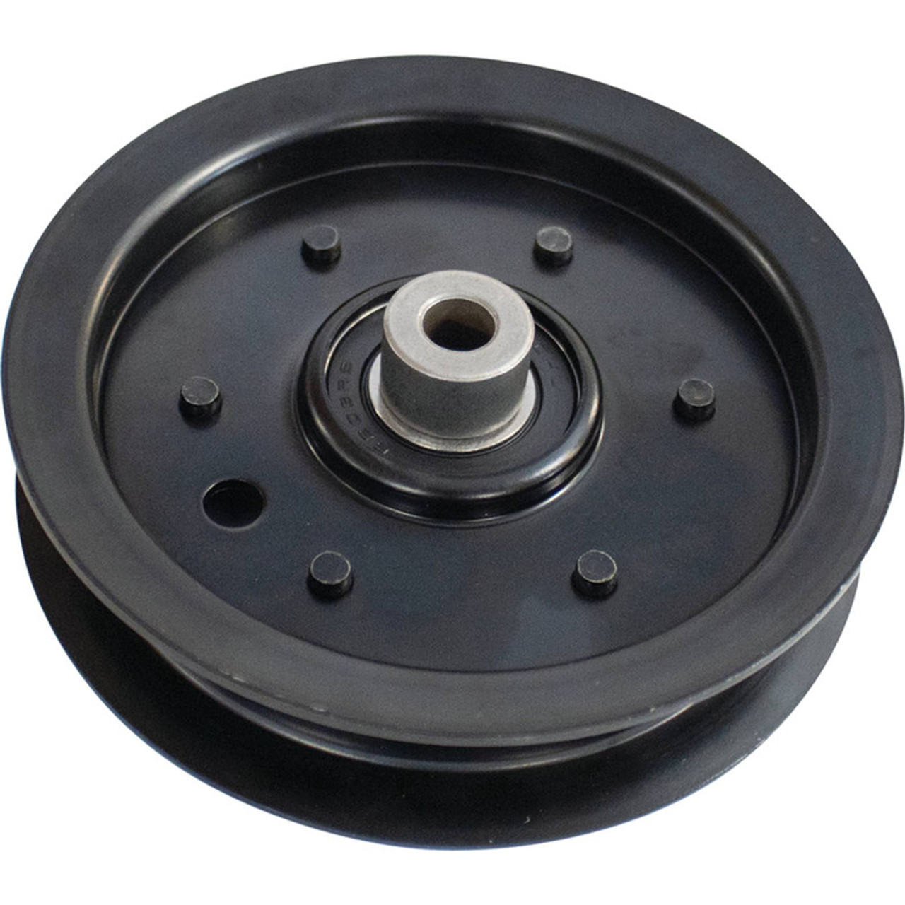 Flat Idler Pulley for Gravely 07350100 7350100 ZTX ZTXL OD: 4-7/8" ID: 3/8" Height: 1-1/8"