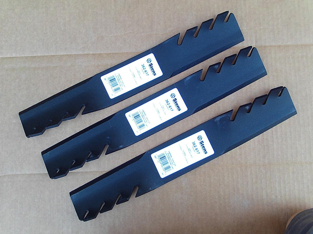 Mulching Toothed Blades for Wright Mfg 71440002 PL4205 Blade set of 3