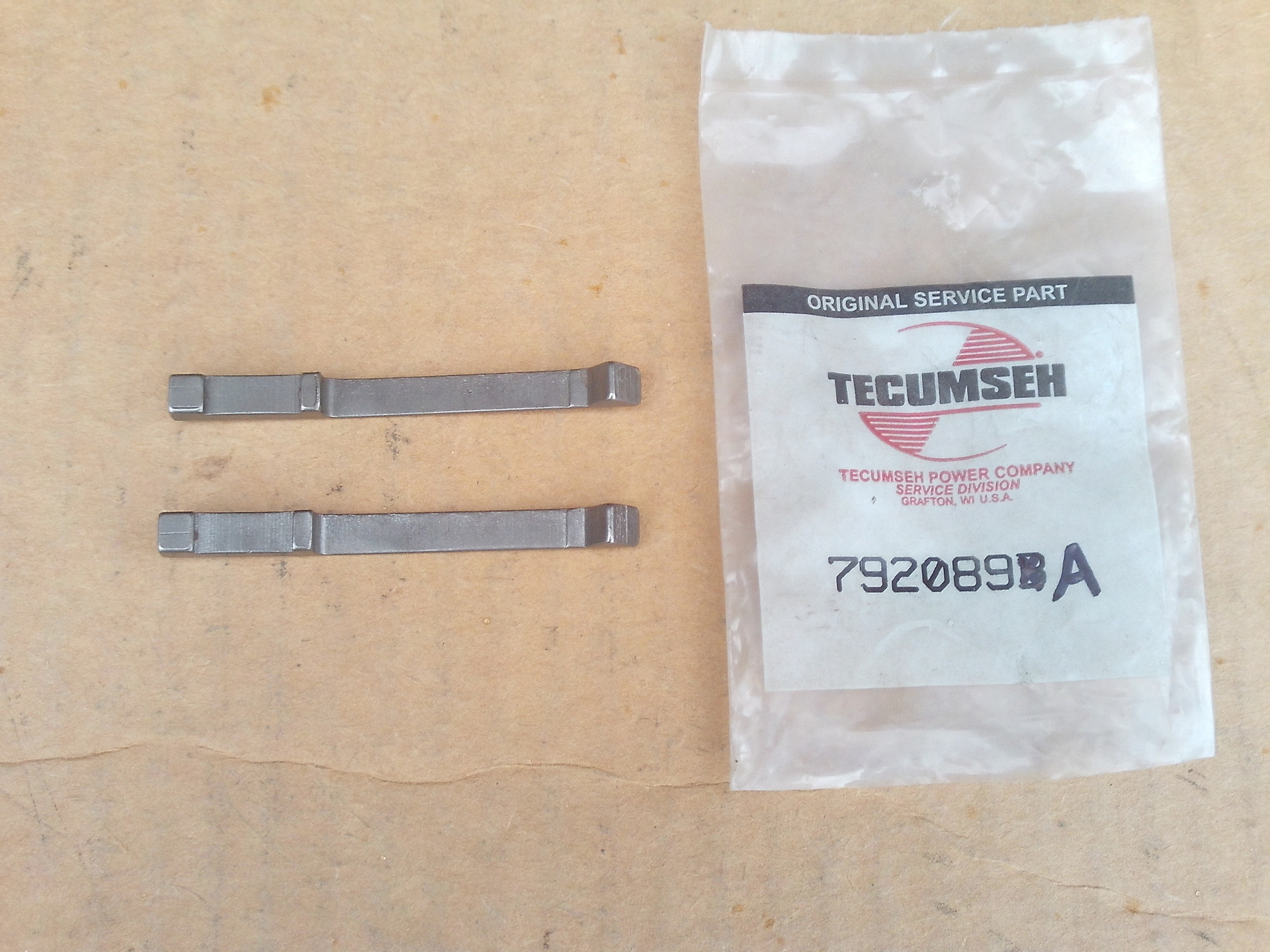 Tecumseh Peerless Transmission Shift Keys 792089, 792089A, 792089B, Set