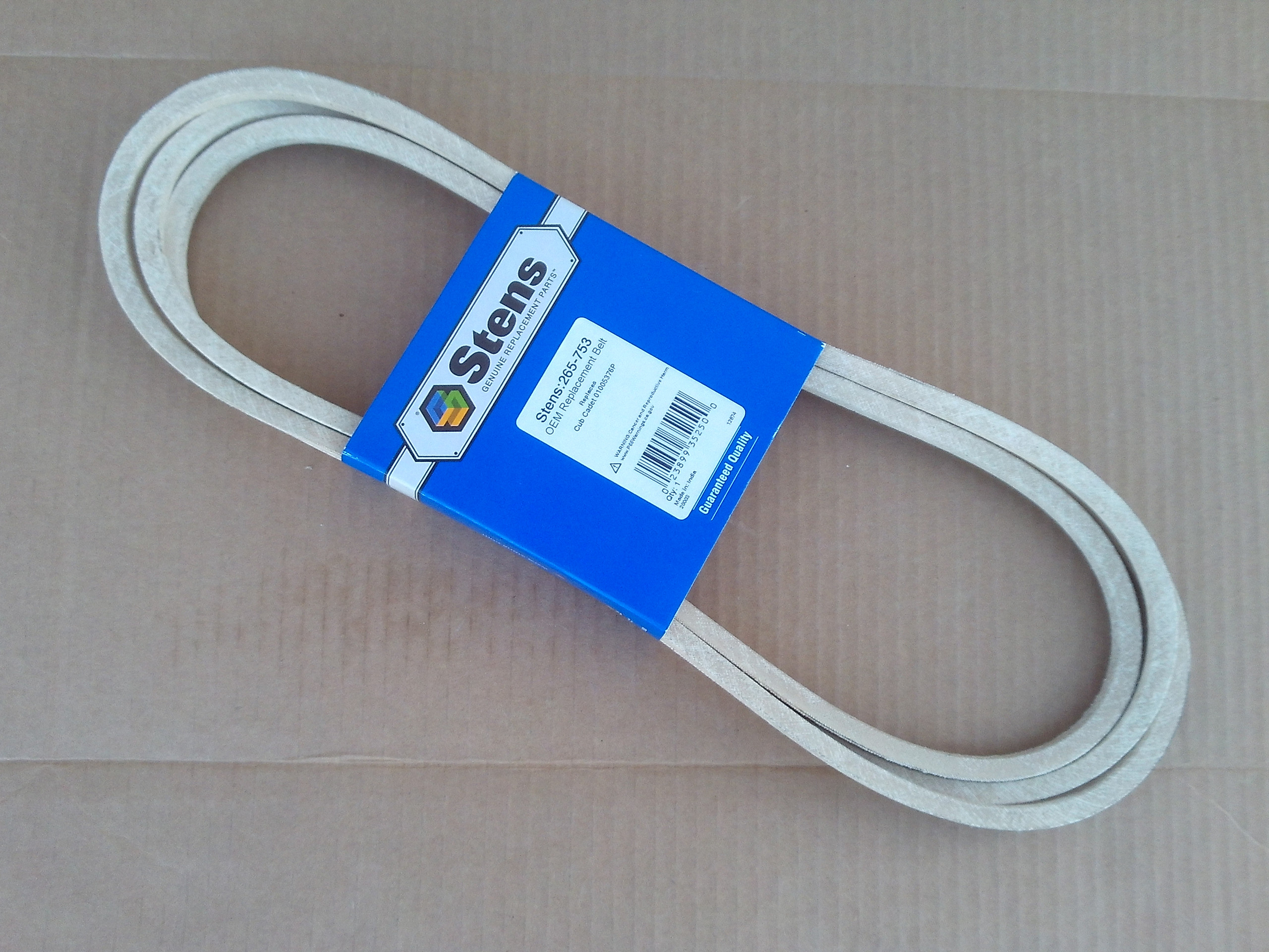 Deck Belt for Cub Cadet M60 Tank, Recon 60, Tank 60, Z Force 60" Cut