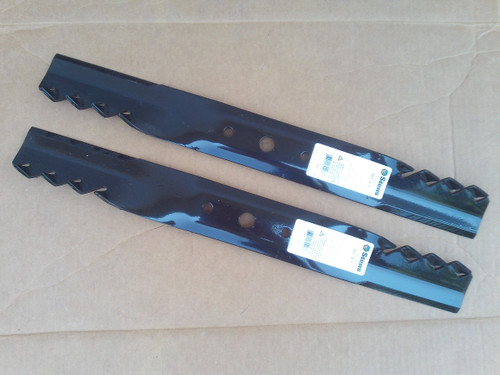 Mulching Blades for John Deere L100 L108 L110 L111 L118 42" Cut GX20249 GX20433 GY20567 Mulcher Set of 2 Blades
