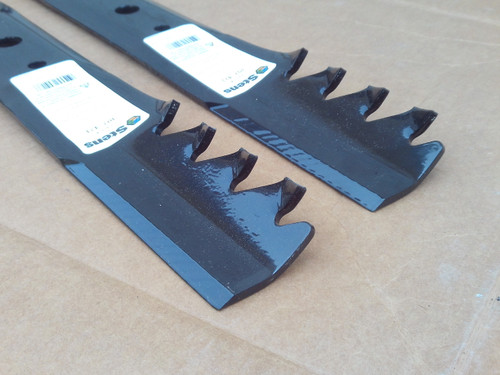 Mulching Blades for John Deere L100, L108, L110, L111, L118, 42" Cut, GX20249, GX20433 Mulcher Set of 2 Blades