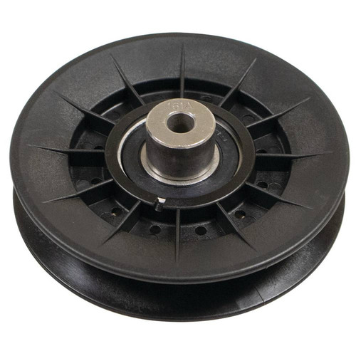 Idler Pulley for John Deere X300, AM134502, AM138080, AUC11238, ID: 5/16", OD: 4", Height: 1-1/4"