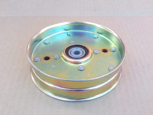 Deck Idler Pulley for Cub Cadet RZT22, 614, 811, 5418F, 5252E, 50", 60" Cut 756-3062, ID: 3/8", OD: 5-1/4"