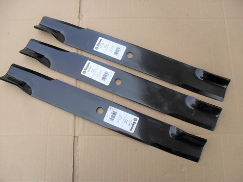 Blades for Exmark Turf Ranger Lazer Z 60" Cut 1613250 1031580 1031580S 1-613250 103-1580 103-1580-S Hi Lift Blade Set of 3