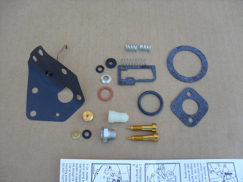 Carburetor Rebuild Kit for Briggs and Stratton 494622 3HP to 3.5HP repair overhaul &