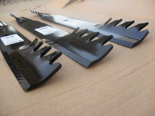 Mulching Toothed Blades for Scag 61" Cut 48111, 481708, 481712, 482879, 48304, 483318, A48111, A48304 mulcher, tooth