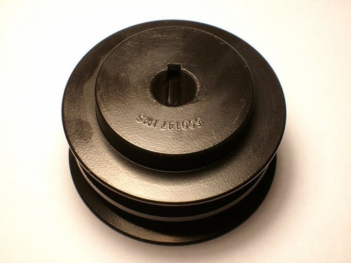 Wheel Drive Double Pulley for Encore 363137 walk behind lawn mower ID: 5/8" OD: 3-1/4"